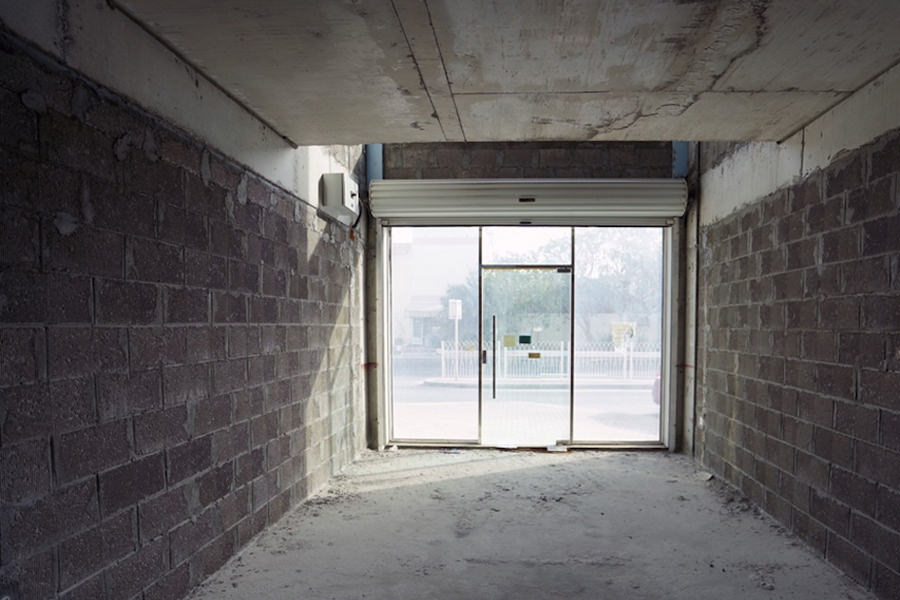 Interior shell and core unit of a commercial building during the construction phase by Almoayyed Contracting Group.