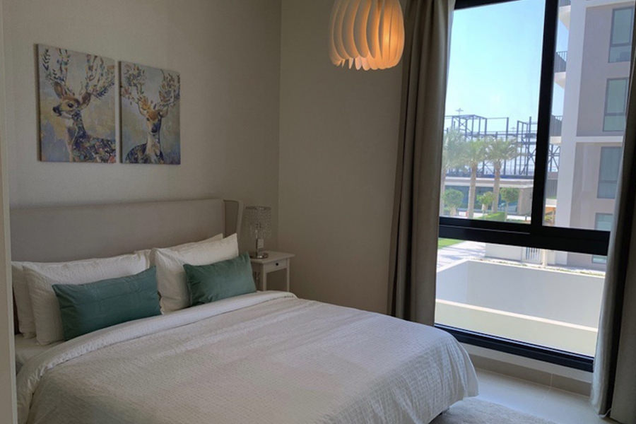 Luxury bedroom interior design and high-end furnishing by Almoayyed Contracting Group.